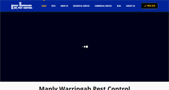Desktop Screenshot of manlywarringahpest.com.au